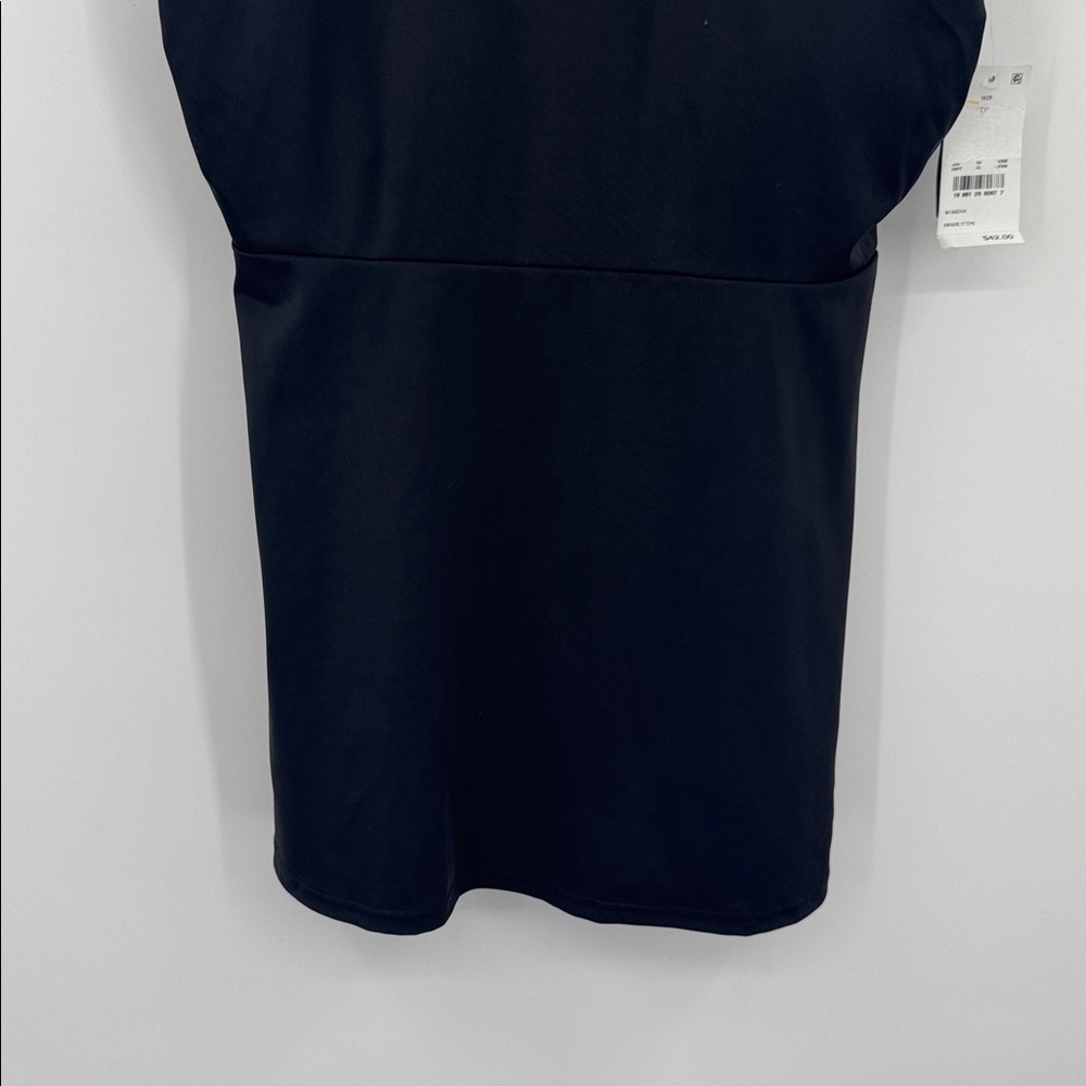 Lands' End NWT Black Flutter High Neck UPF 50 Tankini Top Medium (10-12) - Picture 5 of 9